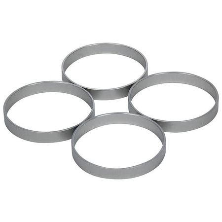 Allstar Performance Allstar Performance ALL26190 1.625 in. Aluminum Restrictor Plate Inserts with 0.5 in. Restrictor Plate; Natural - Set of 4 ALL26190